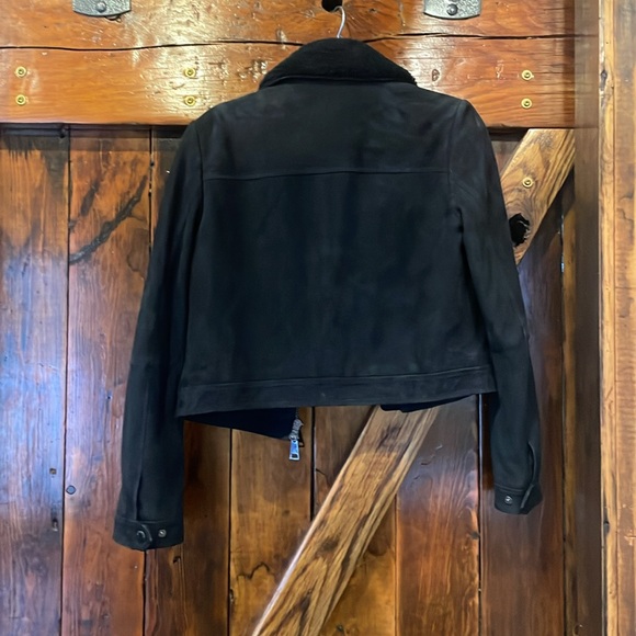 Gorgeous suede, Ted Baker bomber jacket size 2 - Picture 7 of 7